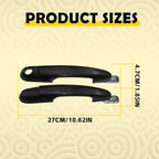Pair Exterior Door Handles for Hyundai Tucson (2005–2009) Black