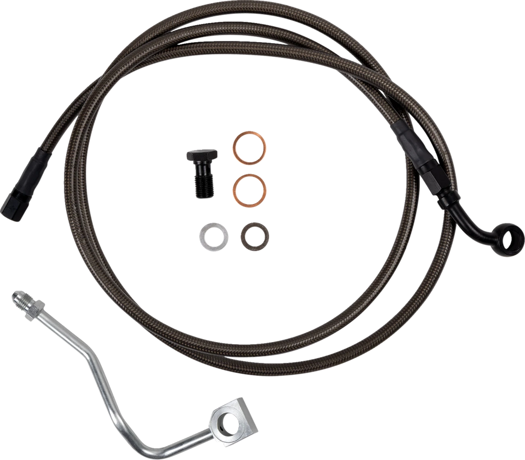 Upper Brake Line for Barnett (Carbon Coat, +8", 254-30-51134-8)