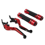 Set of 2 Red Extendable Brake Clutch Lever for BMW F800R (2009–2018)