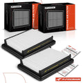 2X Engine Air Filter for Chevrolet Spark (2016–2022) L4 1.4L Hatchback