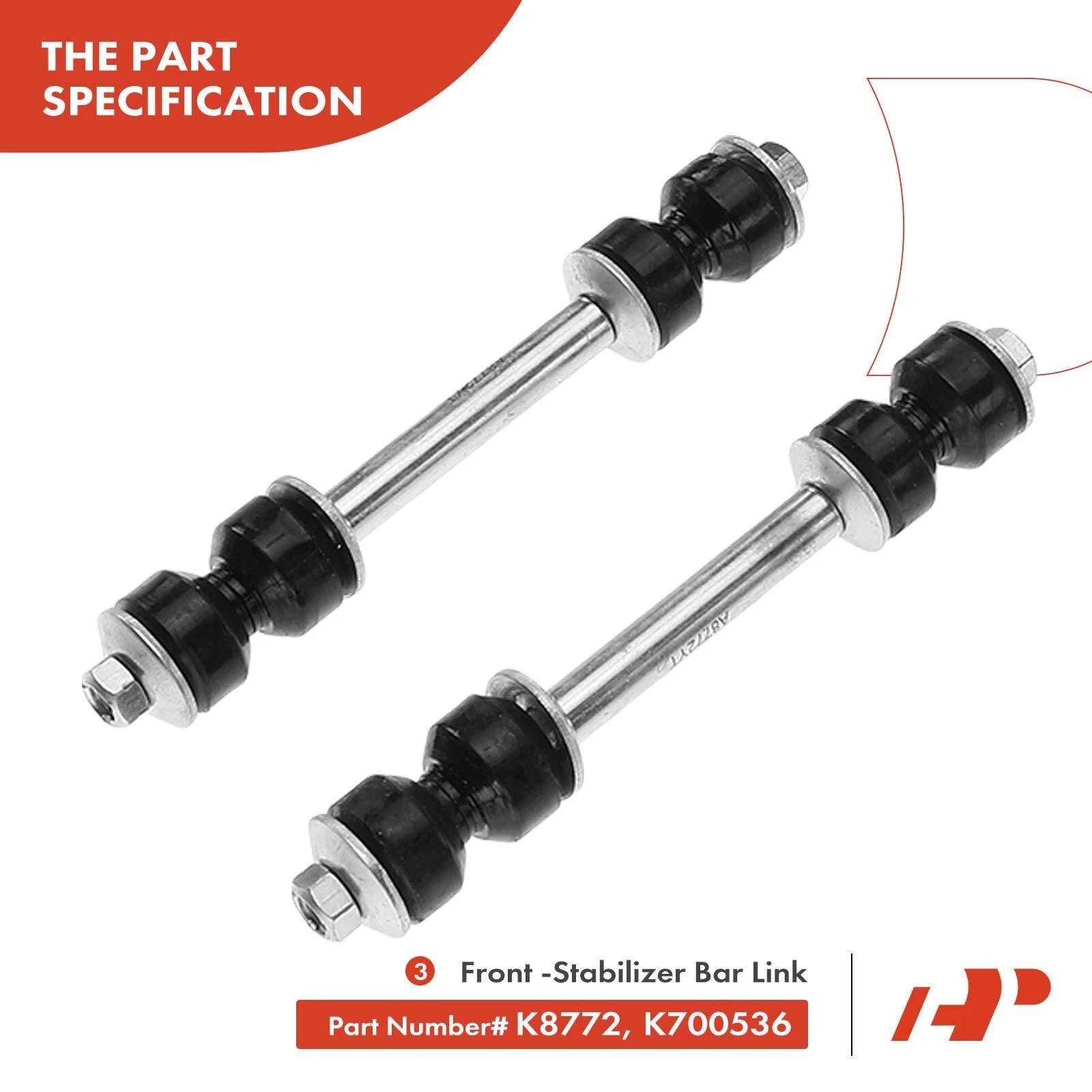 10x Front Control Arm Ball Joints for Ford F-150 F-250 (2004–2023)