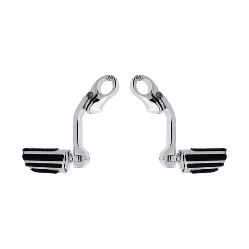 1 1/4" Mount Highway Foot Pegs for Harley Touring Softail Sportster