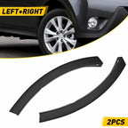 Set of 2 Front Fender Flare Trim Molding for Toyota RAV4 (2013–2015) Black