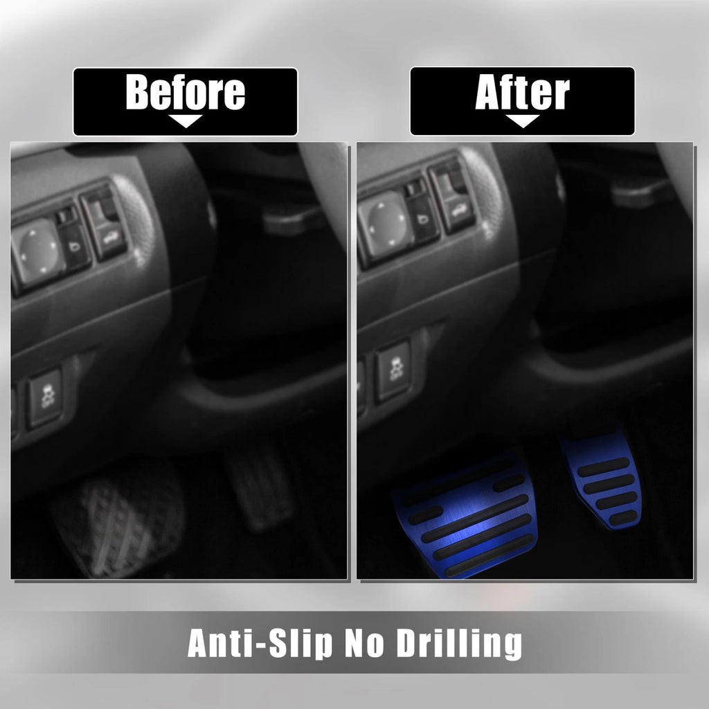 Set of 2 Anti Slip Brake and Gas Pedal Covers for Nissan Kicks (2017–2023)