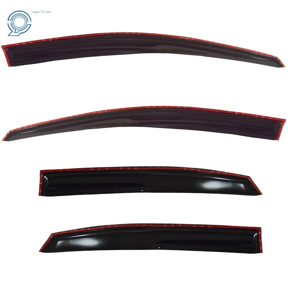 Set of 4 Window Visors for Ford Focus 4DR (2008-2011) Rain Guard Deflector