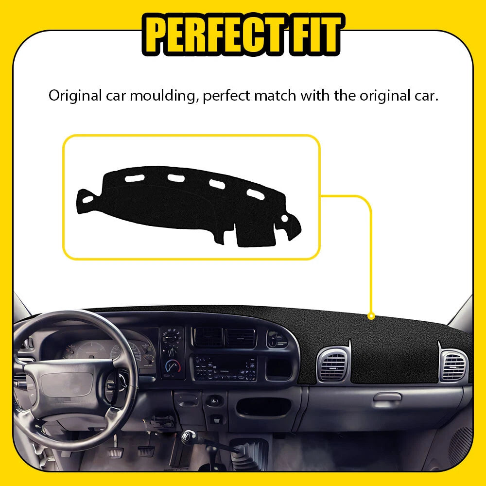 Dash Mat Cover for Dodge Ram 1500 2500 3500 (1998–2001)
