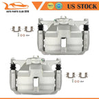 Set of 2 Front Brake Calipers w/ Bracket for Nissan Rogue (2014–2015)