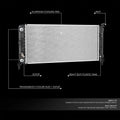Aluminum Radiator for Chevy Impala Limited 3.6L V6 (2012–2016) DPI 13326