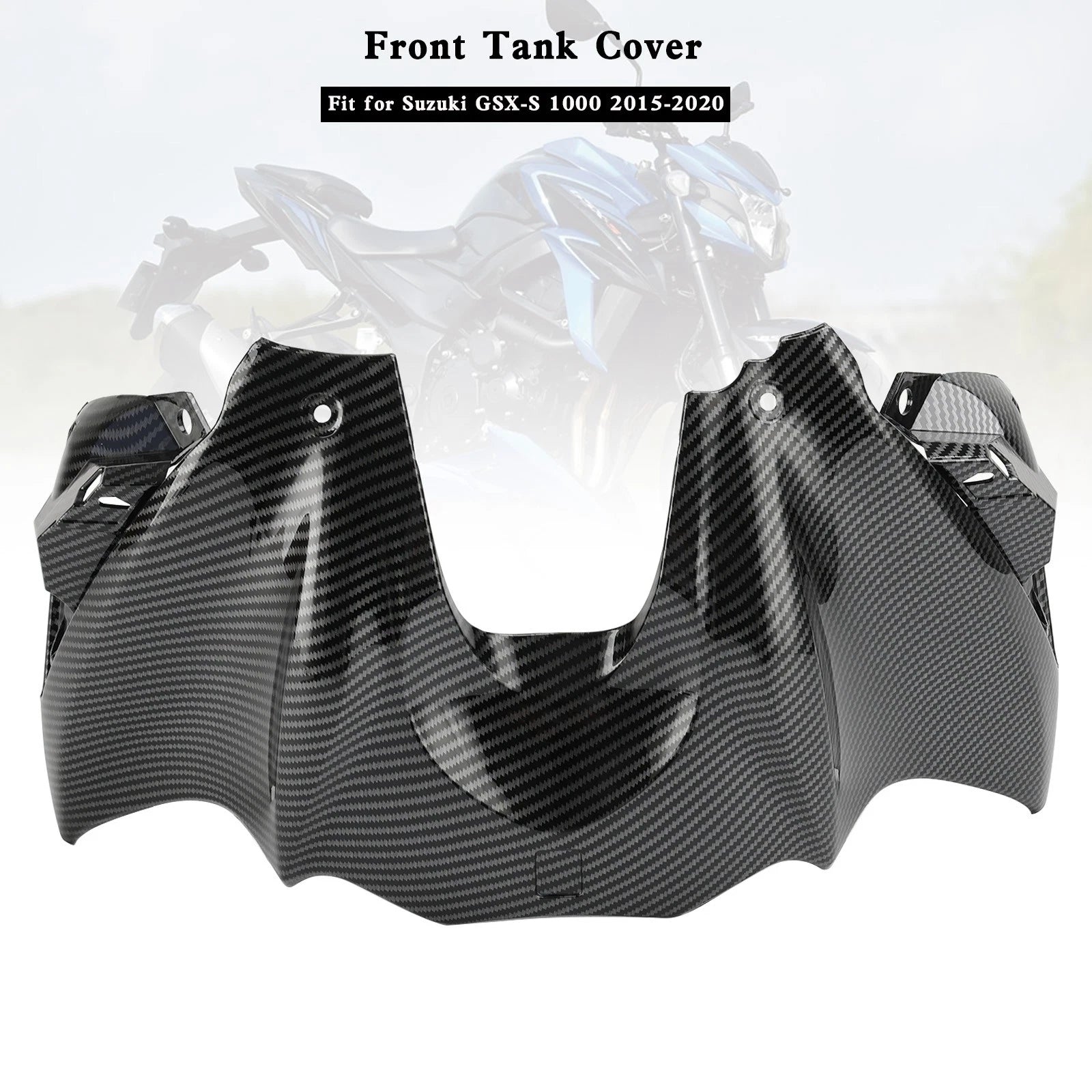 Carbon Front Tank Cover Fairing Panel for Suzuki GSX-S 1000 (2015–2020)