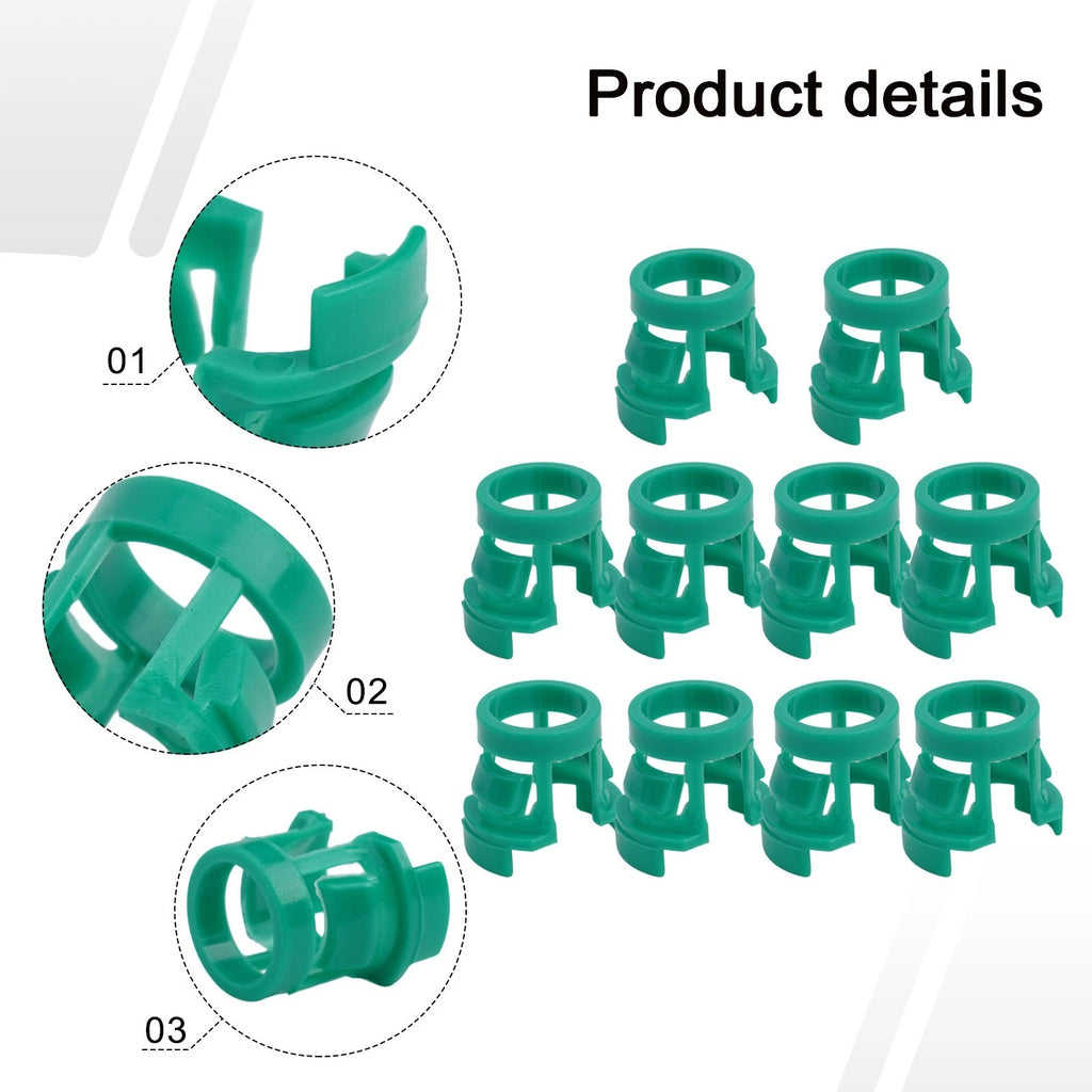 Set of 10 Cooling Hose Retainer Brackets for Volvo S60
