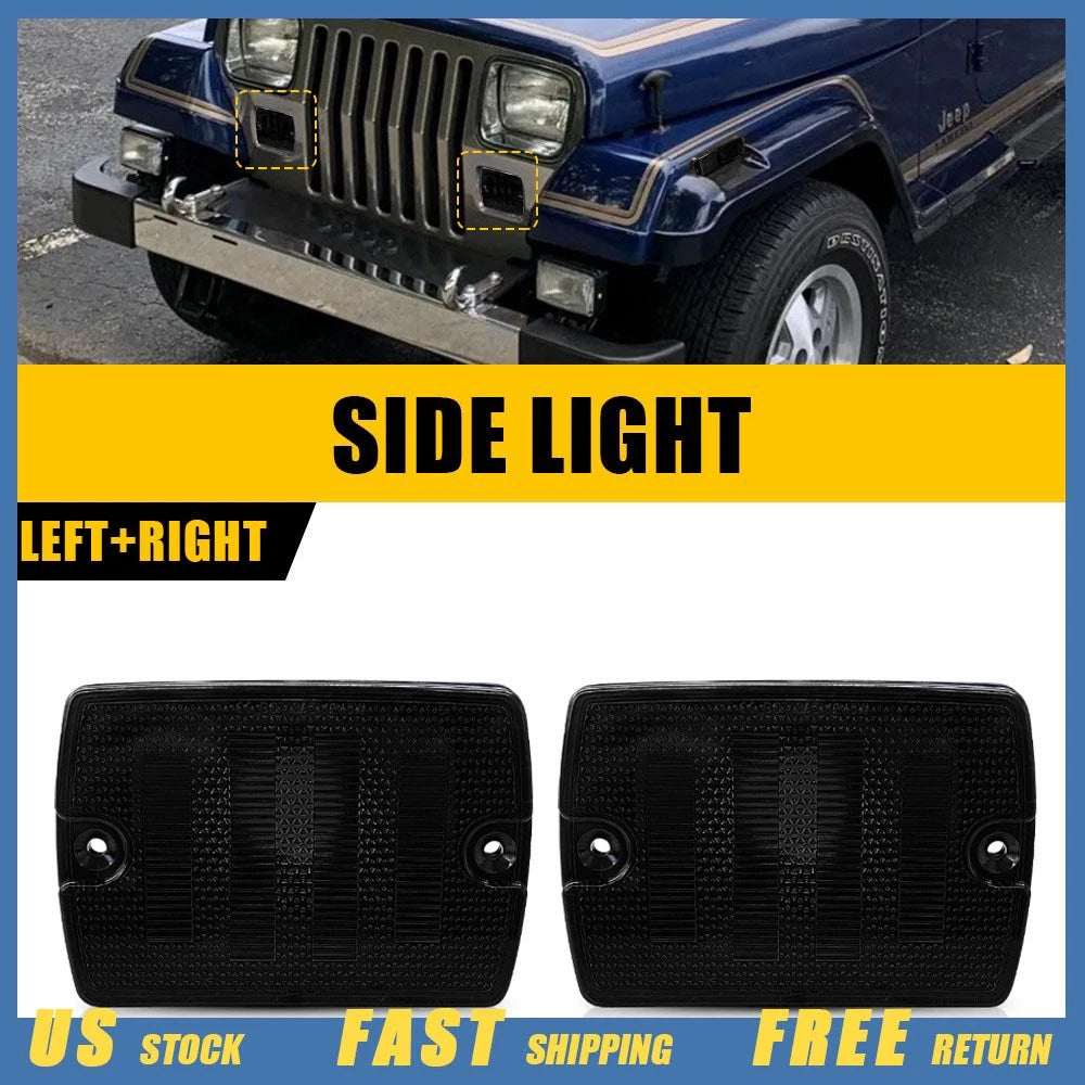 Front Turn Signal Parking Light Lamps for Jeep Wrangler YJ (1987–1995)