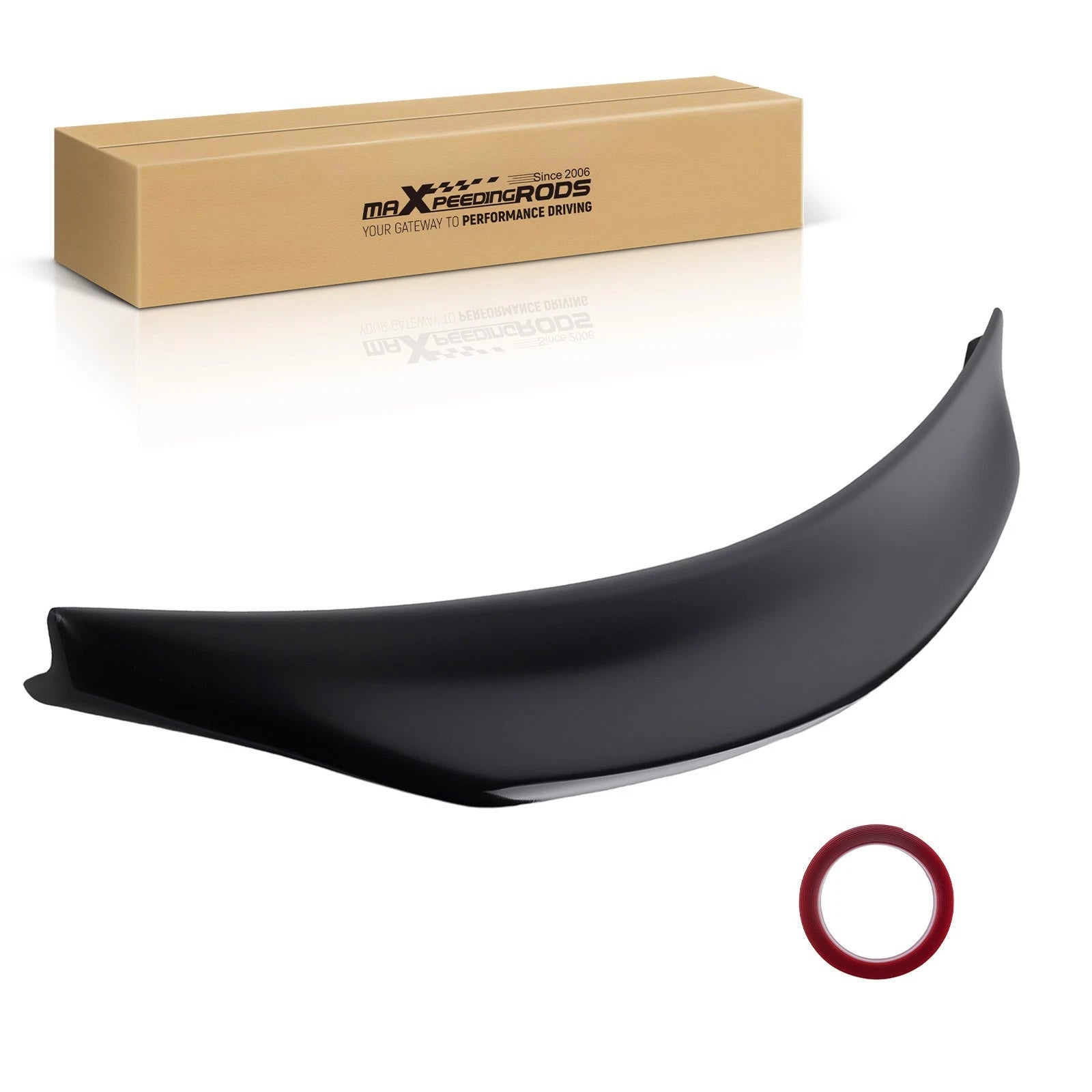 Black Painted Trunk Wing Spoiler for Mitsubishi Lancer Evo 10 (2008–2016)