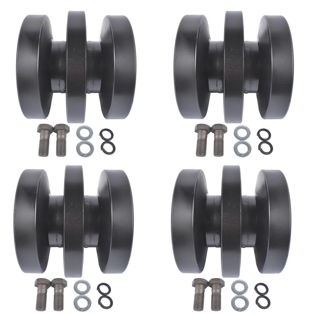 Set of 4 Bottom Rollers for Bobcat Skid Steer Loader (T140-T550)