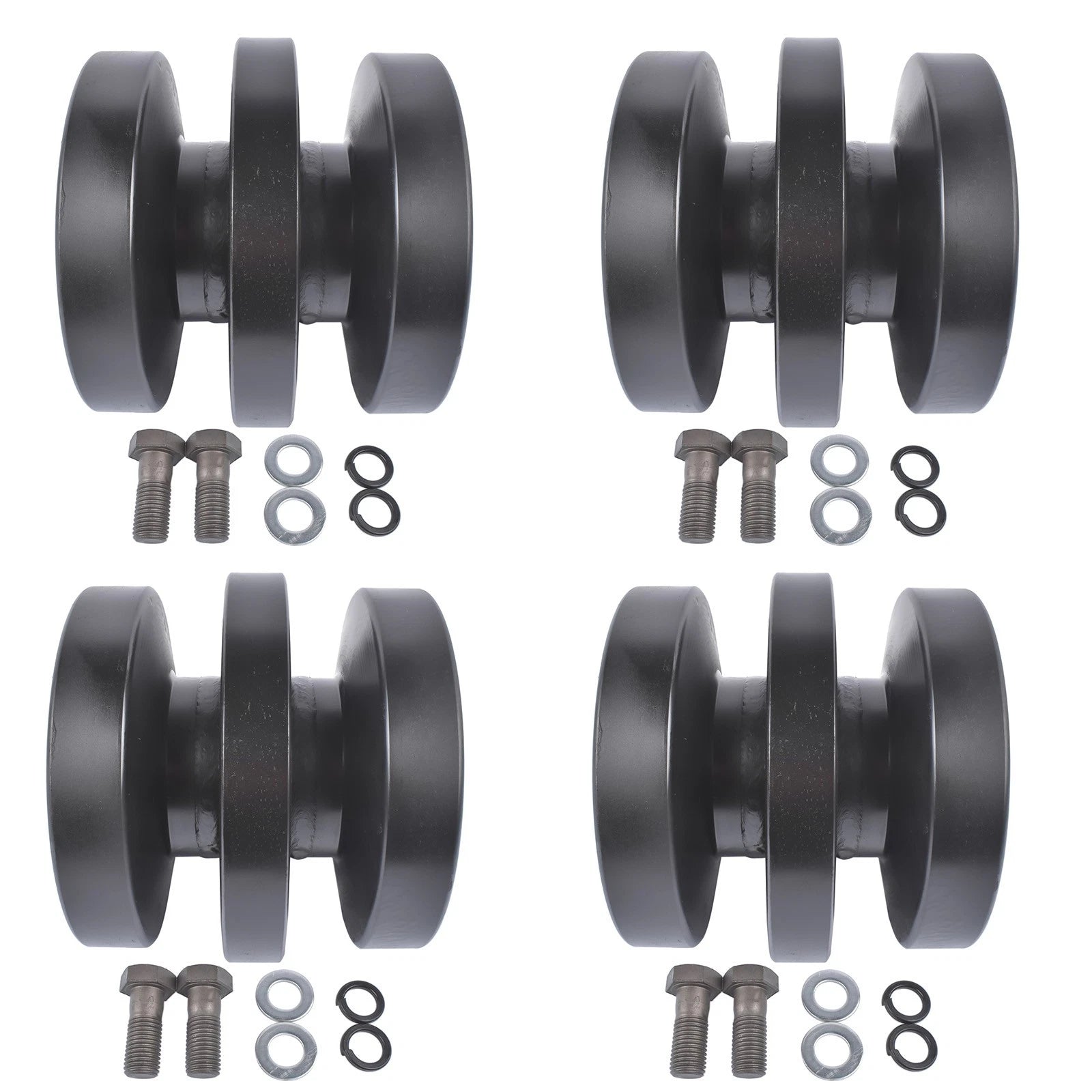 Set of 4 Bottom Rollers for Bobcat Skid Steer Loader (T140-T550)
