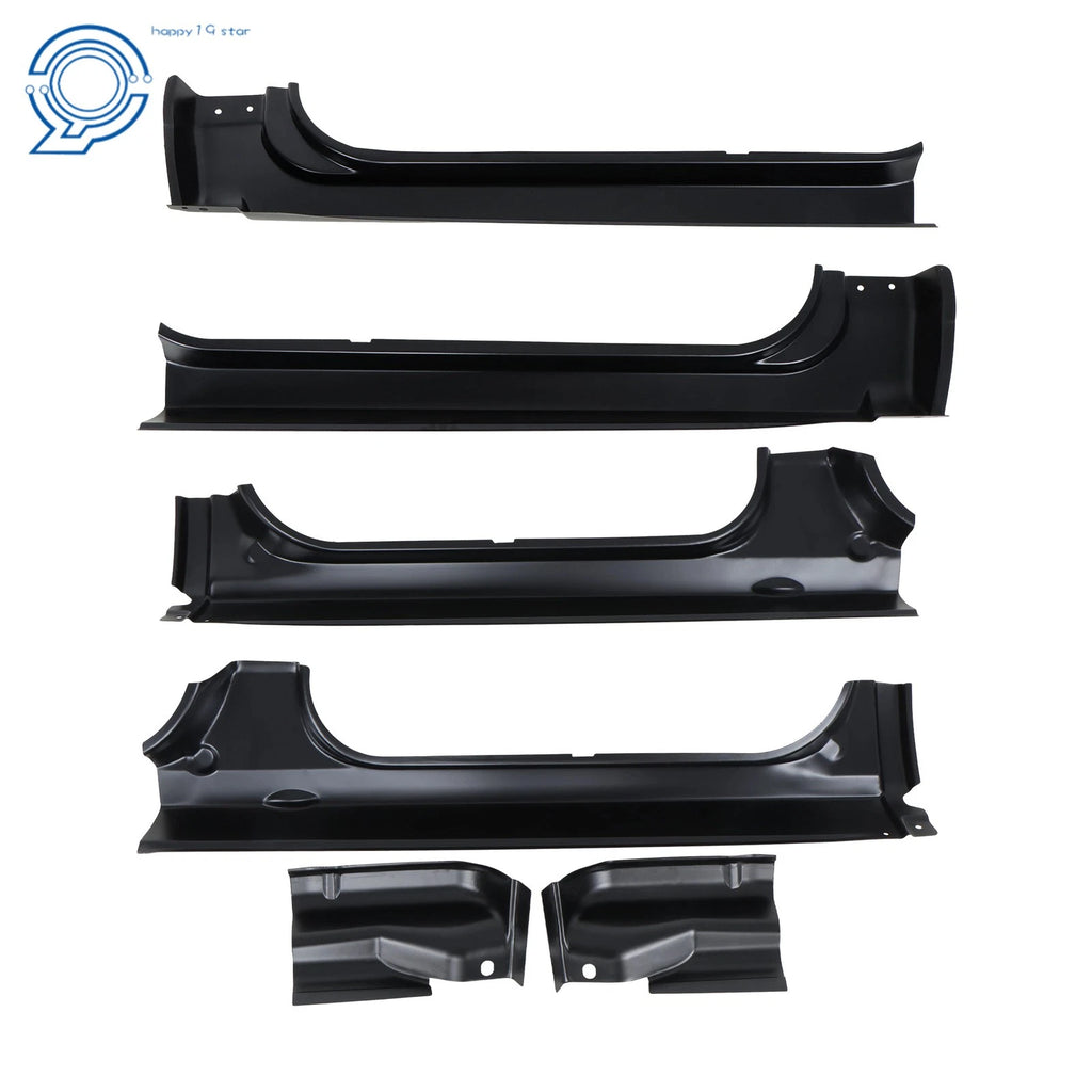 Set of 2 Rocker Panels & Cab Corners for Ford F150 Crew Cab (2009–2014)