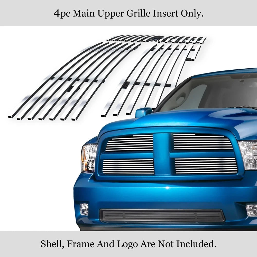 Honeycomb Upper Chrome Grille Insert for Dodge Ram 1500 (2009-2012)