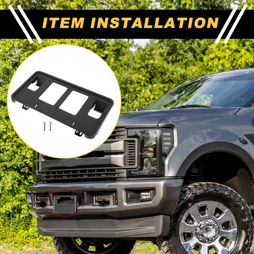 Front Bumper License Plate Bracket Holder for Ford F-150 (2006–2008)