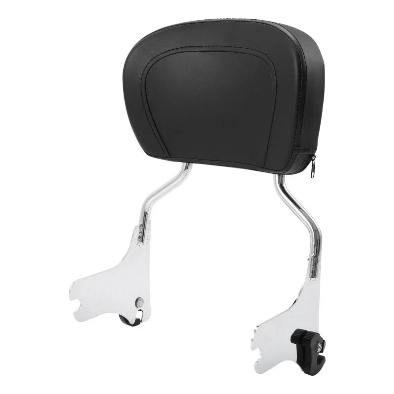 Chrome Backrest Pad Sissy Bar for Harley Road King Glide (1997-2008)