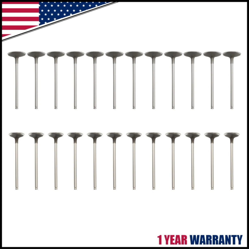 24PCS Intake Exhaust Valves Kit for VW Golf GTI CC Beetle (2006–2015) 06D109611L 06D109601M