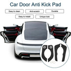 Car Door Anti Kick Pad Sticker Protector for Honda CRV (2012-2016) Black 1 Set