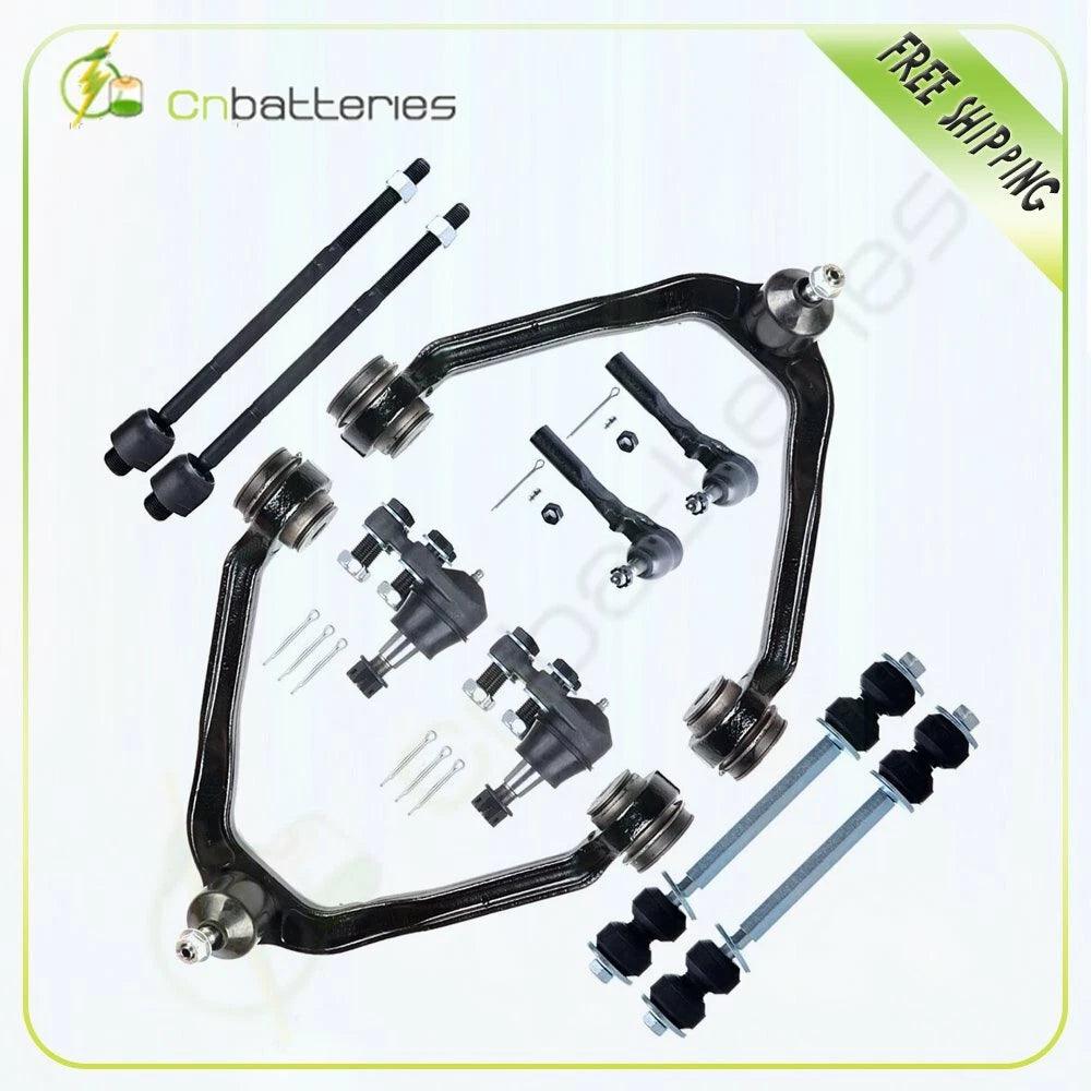10pc Front Suspension Kit for Chevy Silverado GMC Sierra 1500 (2007–2018)