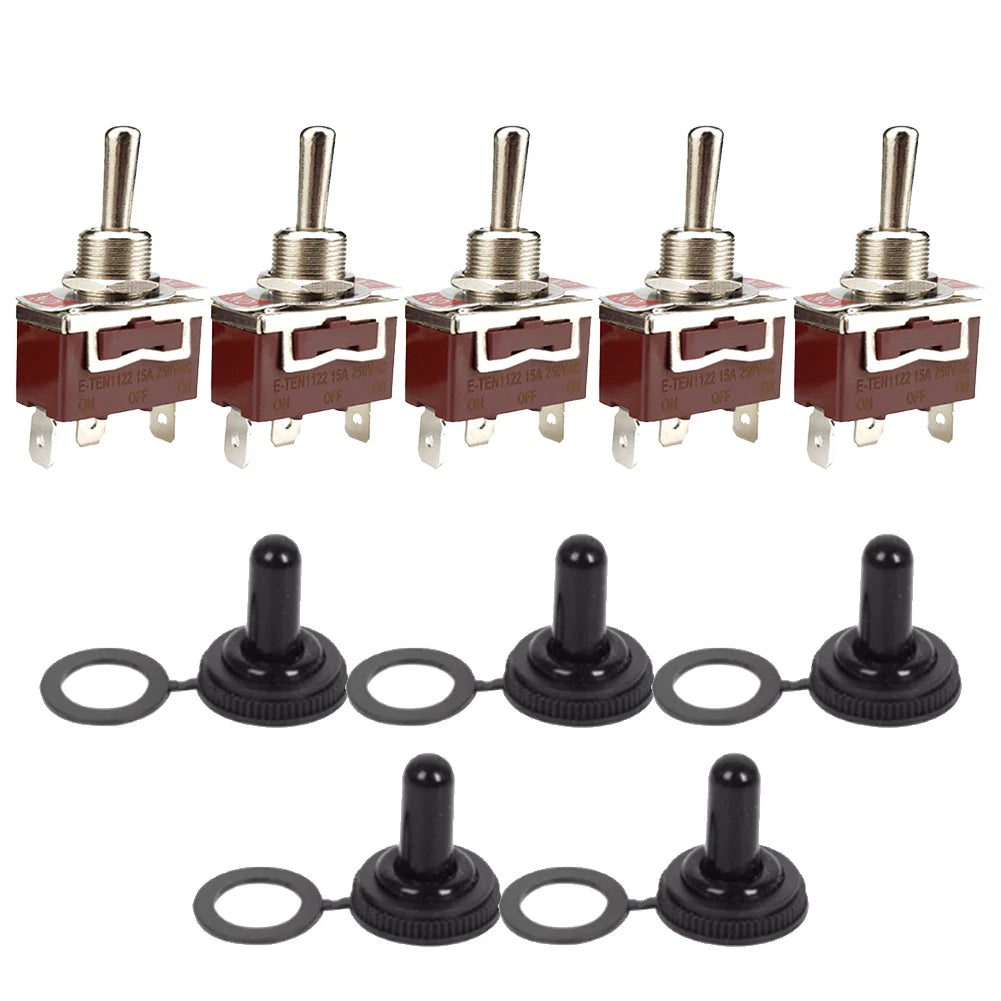 Heavy Duty Rocker Switch 15A 250V AC for Automotive Applications