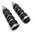 1 Pair 1" Chrome Handlebar Grips for Harley Davidson XL (2000–2023)