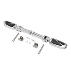 Chrome Passenger Footpegs Bracket for Harley Softail Slim Fat Bob (2018–2025)