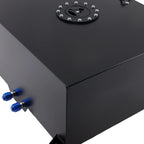 20 Gallon Aluminum Fuel Cell Gas Tank with Cap Sender Line Kit for Street