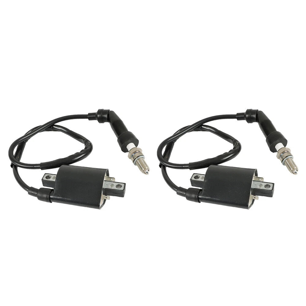 2X Ignition Coil & Spark Plug for Suzuki S83 Intruder (1987-2004)