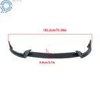 Carbon Style Front Bumper Lip Splitter for Tesla Model Y (2020-2024)