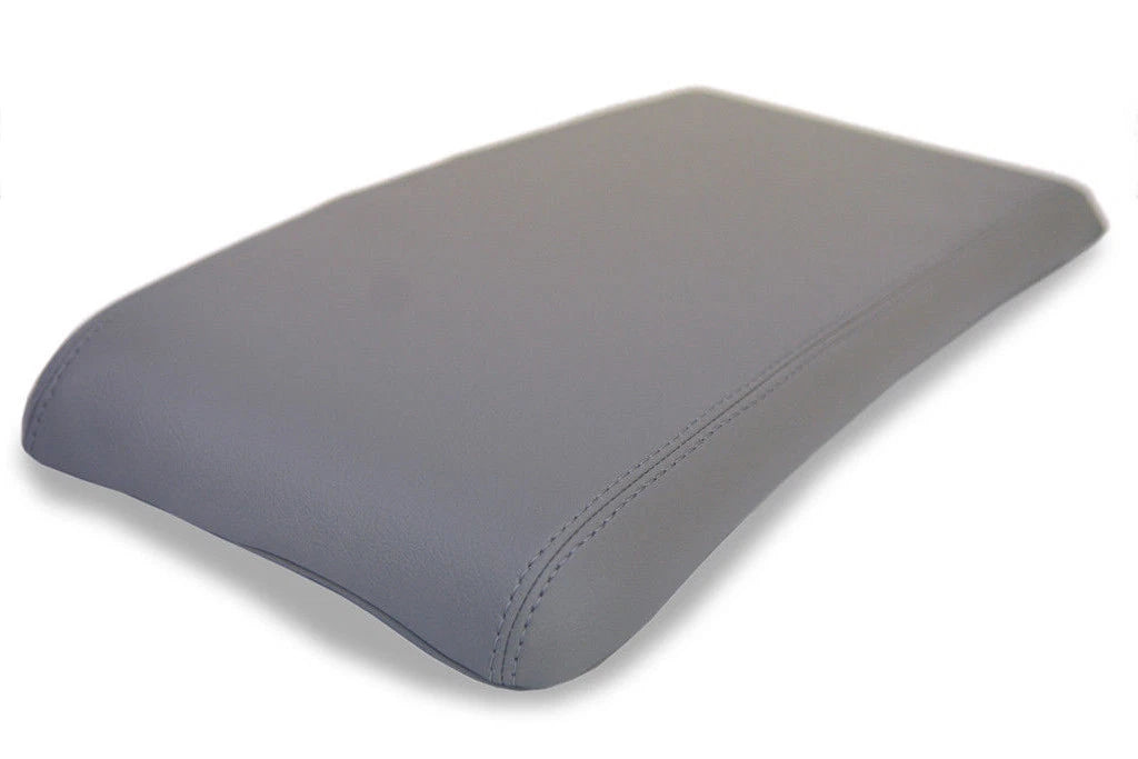 Leather Synthetic Console Armrest Cover for Dodge Dakota (2006–2010) Gray