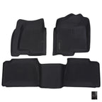 All Weather Floor Mat for Chevy Silverado 1500 2500 (1999–2006) Black Anti-Slip