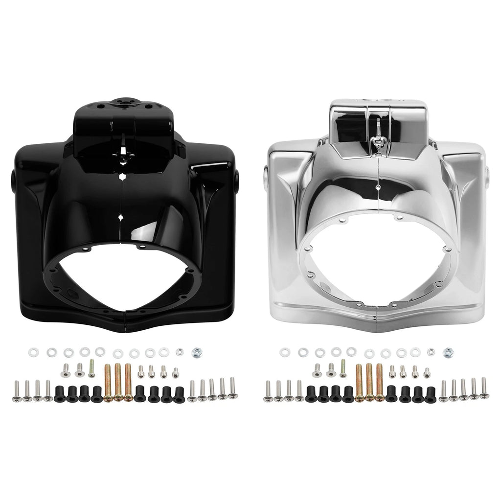 7" Round Headlight Nacelle Housing Cover for Harley Road King FLHR (2014–2025)