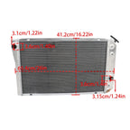3 Row Aluminum Radiator for Chevy S10 Blazer Corvette (1982–1990)