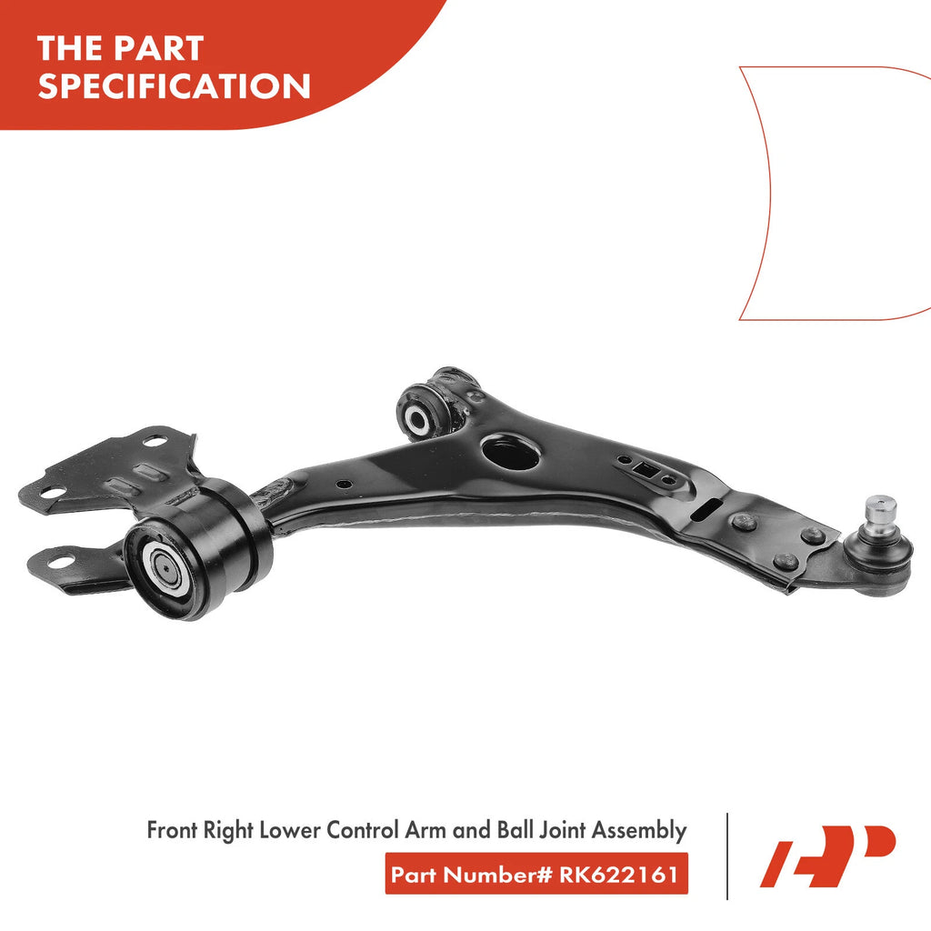 Front Right Lower Control Arm with Ball Joint for Ford Escape (2013-2019)