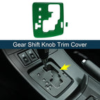 ABS Gear Shift Knob Cover Decal for Mazda 3 Axela (2010–2013) Green