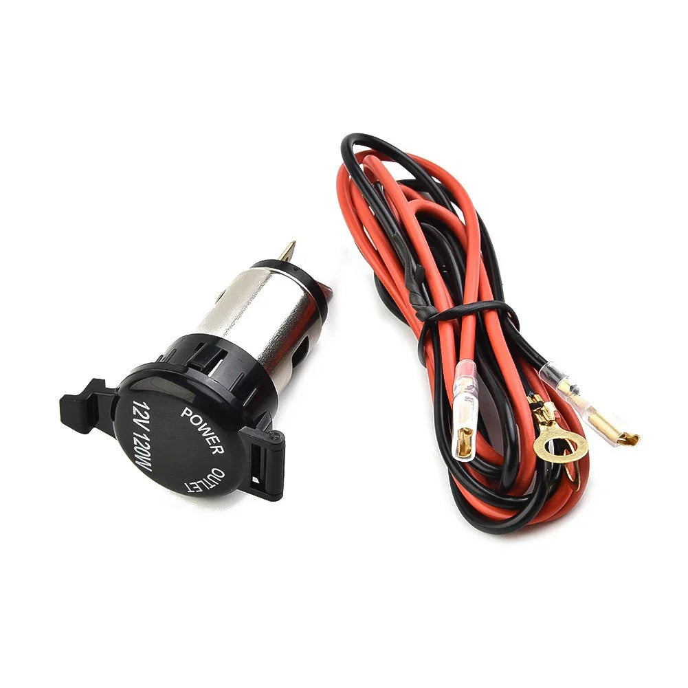 12V Waterproof Car USB Charger Socket Dual USB Output for Easy Power Supply