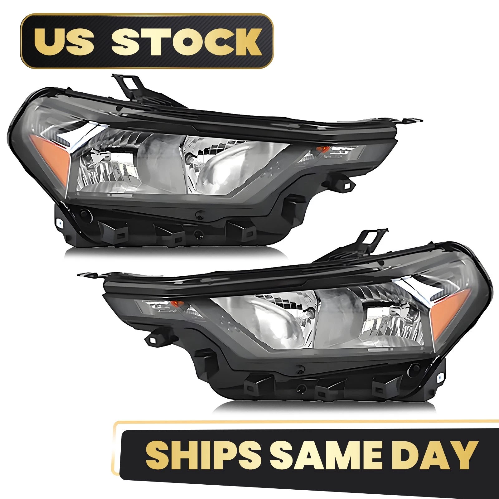 Set of 2 Halogen Headlight Assembly for Chevrolet Colorado (2023–2026)