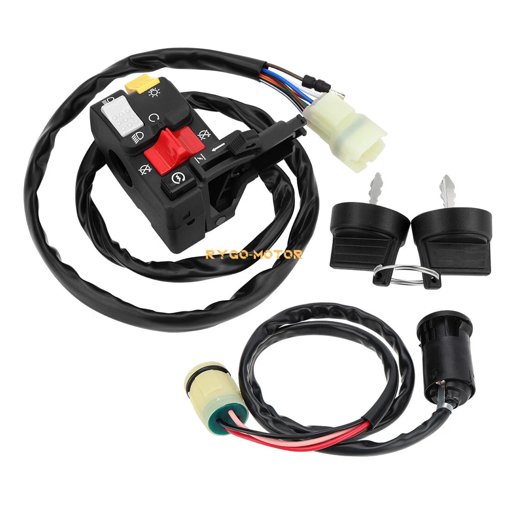 Handlebar & Key Switch Kit for Honda Foreman 450 TRX450FM 4x4 (1998–2004)