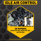 Idle Air Control Valve 36450-P3F-G01 for Honda CR-V 2.0L (1998–2001)