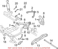 Front Suspension Control Arm Bumper Jounce Stop for Chrysler Dodge