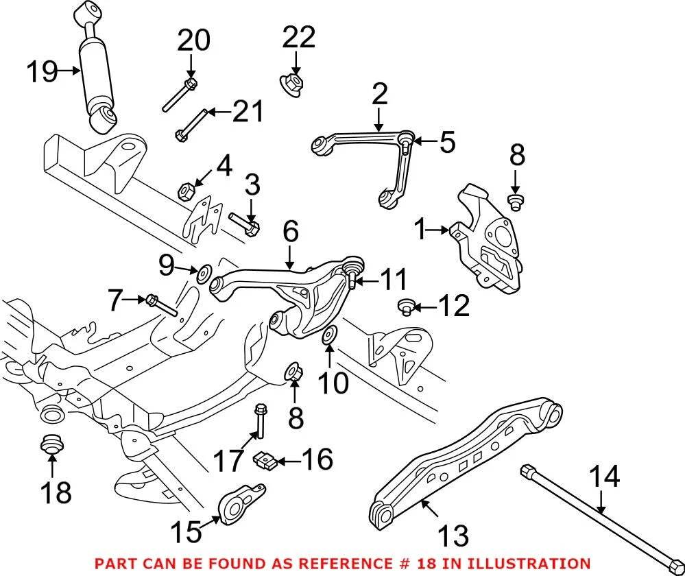 Front Suspension Control Arm Bumper Jounce Stop for Chrysler Dodge