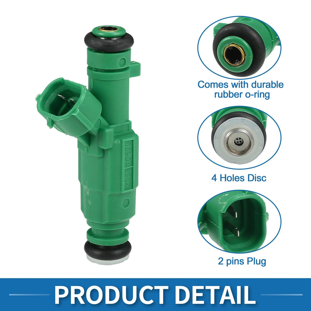 Fuel Injector No. 3531025200 for Hyundai Sonata (2006–2009) 2.4L Green