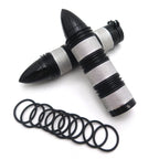 Bullet Style 25mm Hand Grips for Harley Dyna Glide FXDWG FXWG (1991–2017) Chrome