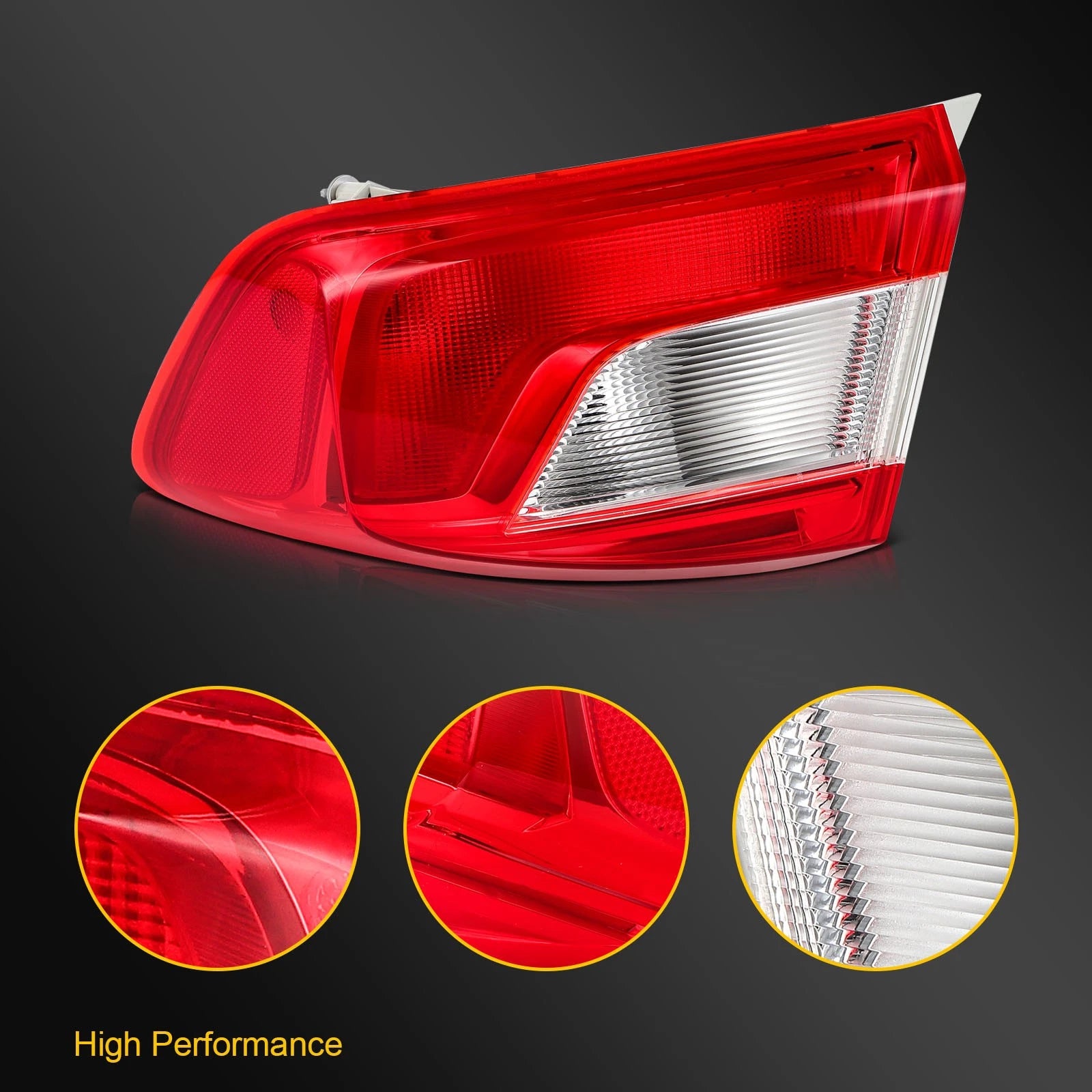 Passenger Right Side Outer Tail Light Assembly for Chevy Cruze (2016–2019)