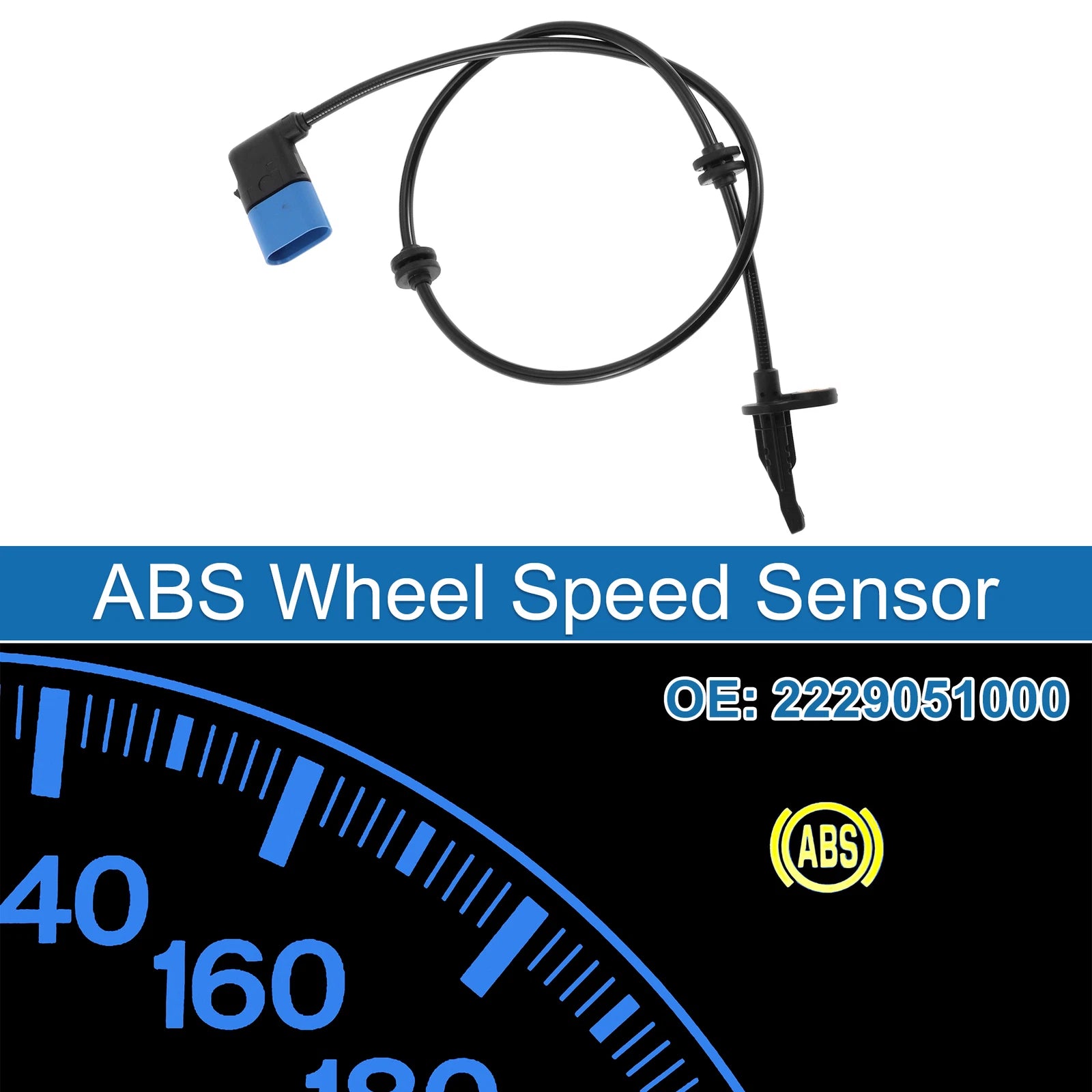 ABS Wheel Speed Sensor No. 2229051000 for Mercedes-Benz S550 (2014–2017)