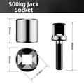 Set of 4 Heavy Duty Socket Wrench Adapters for Mechanics