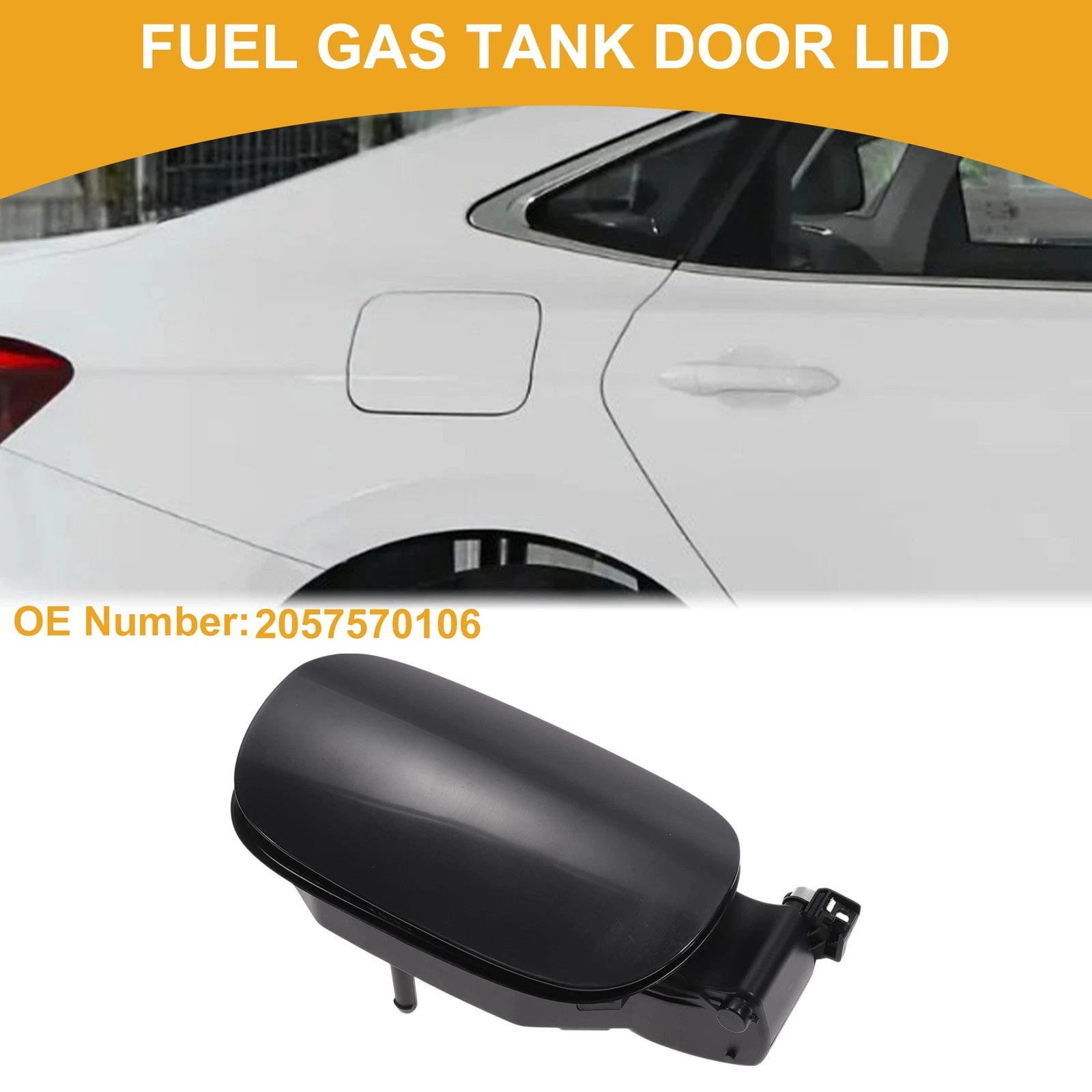 Fuel Tank Door Cap for Mercedes-Benz C180 C200 (No.2057570106)