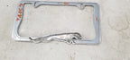 Steel Finished License Plate Frame for Jaguar